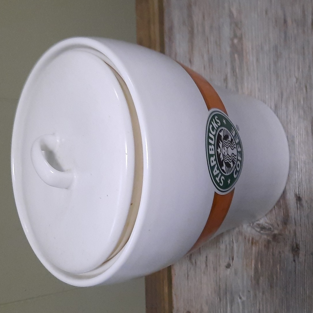 Starbucks Cookie/Coffee Ceramic Canister/Jar - Picture 2 of 5